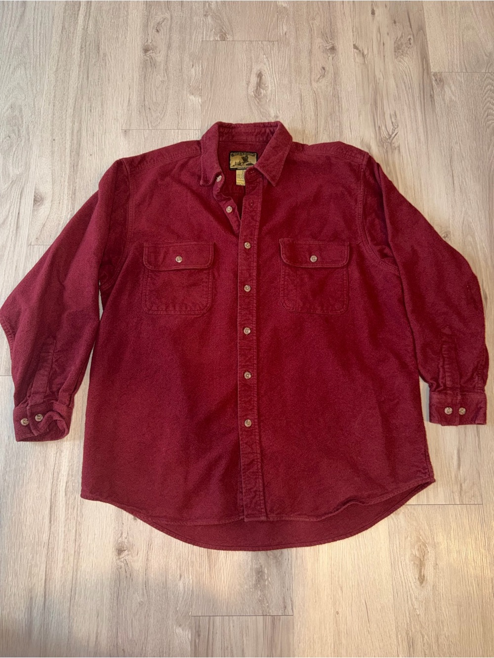 Field & Stream Men's Rustic Red Button-Down Shirt